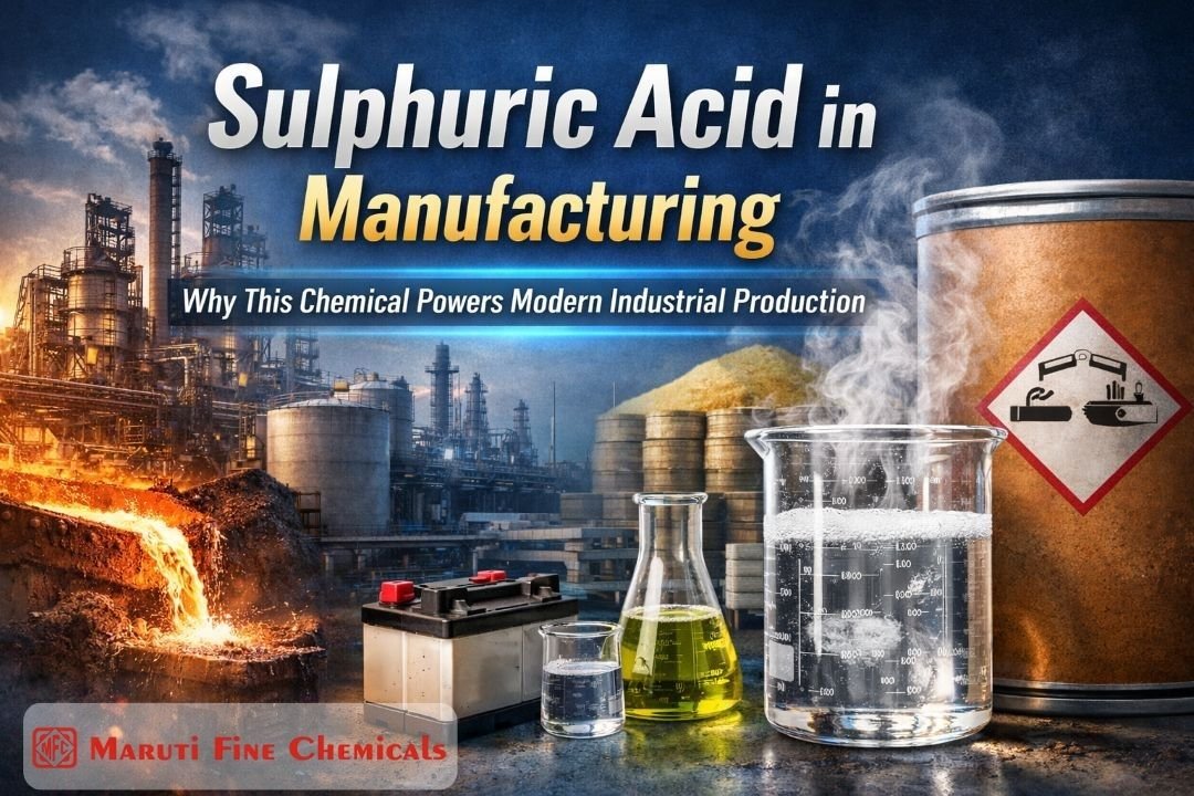 You are currently viewing Sulphuric Acid in Manufacturing: Why This Chemical Powers Modern Industrial Production?