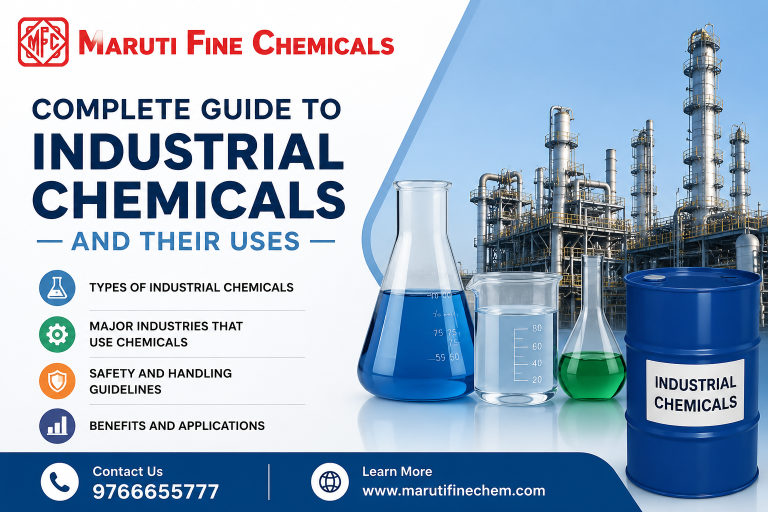 You are currently viewing Complete Guide to Industrial Chemicals and Their Uses